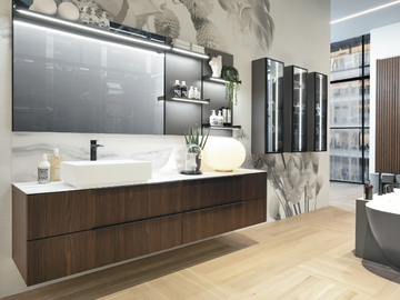 ELITE 11 - Wall-mounted vanity unit with drawers by Gruppo Geromin - view 2